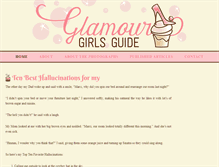 Tablet Screenshot of glamourgirlsguide.com
